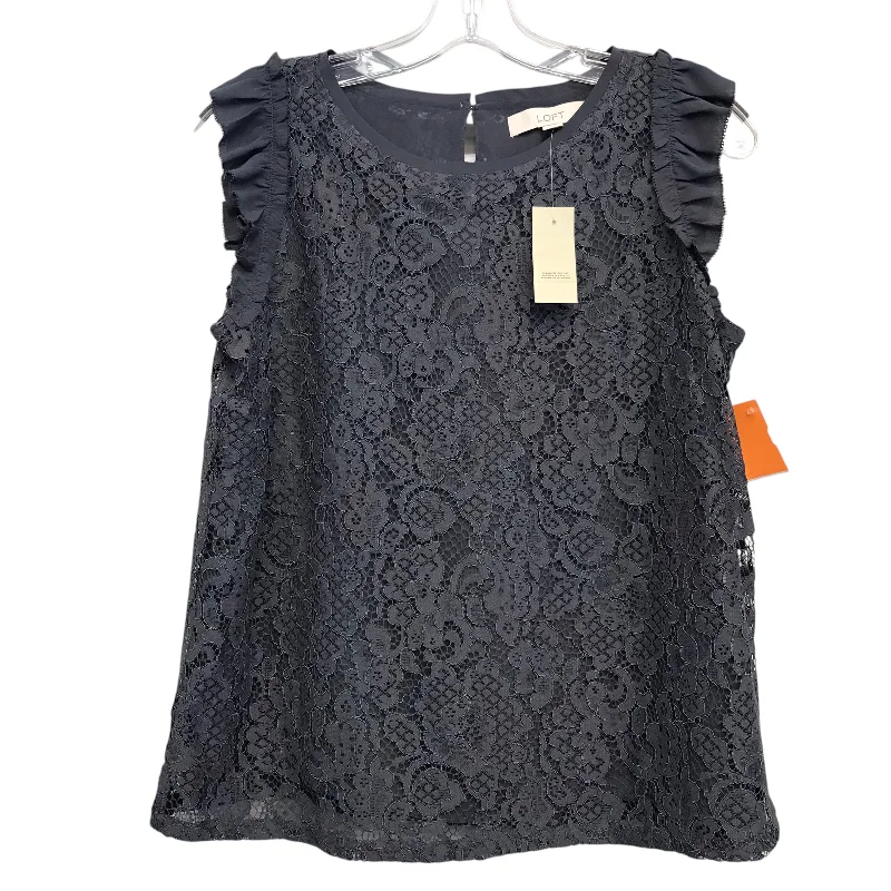 Top Sleeveless By Loft In Grey, Size:Sp